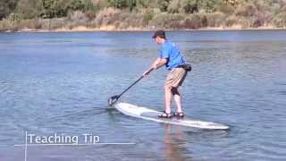 How to teach paddleboarding Cross Nose Draw [upl. by Hilaria858]