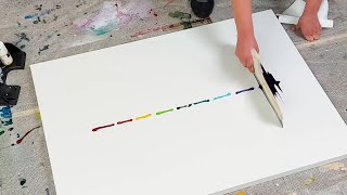 5 Abstract Acrylic Paintings  Easy Painting Techniques  Satisfying Miracle Life Art [upl. by Pfister343]