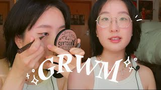 GRWM ♡ my everyday makeup fav summer drink  life updates [upl. by Cedric]