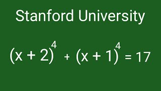 Nice quartic equation [upl. by Cooperman151]