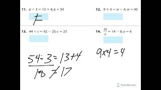 26 True or False Equations [upl. by Yentterb]