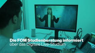 Wie studiert man im Digitalen LiveStudium der FOM Hochschule [upl. by Sikorski711]