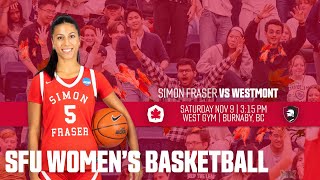 SFU Womens Basketball Red Leafs vs Westmont College  November 9th 2024 [upl. by Anwat]