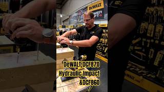 DeWALT DCF870 Hydraulic Impact Driver compared to DeWALT DCF860 on quotFOR ARCH 2024quot PVA EXPO Prague🔫 [upl. by Ettelrats]