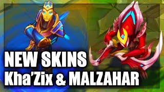 All New Skins Championship KhaZix amp Hextech Malzahar Skins Spotlight League of Legends [upl. by Ynittirb]