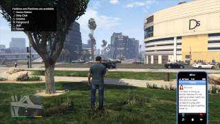 First look GTA V on Xbox One [upl. by Yenatirb]