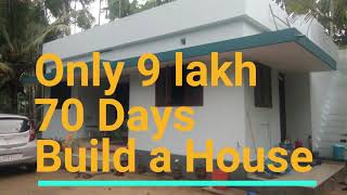 Only 9 lakh build a house in 70 days Construction Steps of a House [upl. by Arney246]