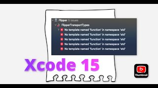 Fliper std error Xcode 15 Recent Update issue  build error ReactNative [upl. by Shing503]