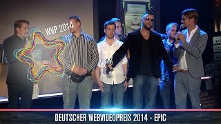 Kollegah gewinnt Epic  Deutscher Webvideopreis 2014 [upl. by Ecnav731]