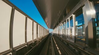 Drivers POV on Nippori Toneri Liner  4K UHD [upl. by Mauer]