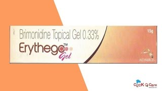 Erythego Skin Redness Reducer Gel on ClickOnCare [upl. by Brenza483]