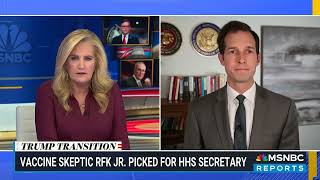 Rep Jake Auchincloss Comments on RFK Jrs Cabinet Appointment [upl. by Garzon]