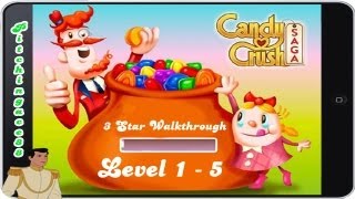 Candy Crush Saga  3 Star Walkthrough  Level 15 iPhone iPad Facebook Android [upl. by Shaver]