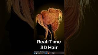 Render 3D Hair In Unreal Engine 3d art render [upl. by Pascoe]