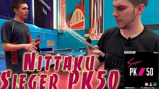 Nittaku Sieger PK50 Достойная альтернатива Butterfly Dignics 09c [upl. by Dlonra]