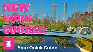 Zwift Running  New York A Quick Guide [upl. by Ativel218]