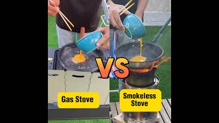 Gas Stove VS Smokeless Stove Which Do You Preferasmrsoundsasmrvideoshortsfypcampstove [upl. by Perceval546]