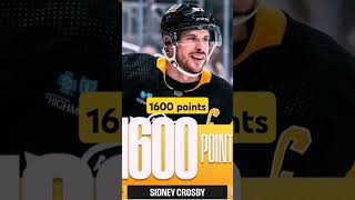 Sidney Crosby scores his 1600th career point  NHL [upl. by Dielu846]