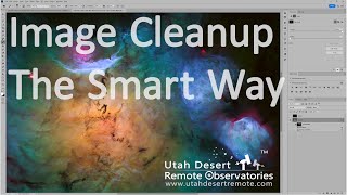 Smart Astrophoto Cleanup in Photoshop [upl. by Anelaf]