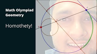 Homothety can be fun  Maths Olympiad Geometry [upl. by Raphaela]