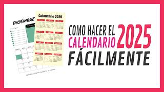 Cómo Crear un Calendario 2025 en CorelDRAW de Forma Fácil y Rápida [upl. by Emmeram]