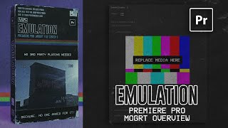 MGH VHS Emulation PREMIERE PRO Mogrt Overview [upl. by Idnis]