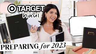 PREPARING for 2023  TARGET haul Planners Organization  More VLOGMAS day 17 [upl. by Dickman]