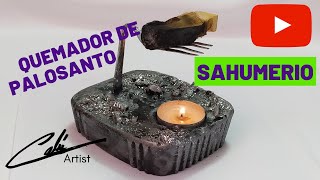 SAHUMERIO QUEMADOR DE PALO SANTO PORTA SAHUMERIO INCIENSO BUENAS ENERGÍAS [upl. by Nomrac]