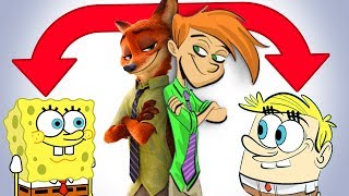 Cartoon Animals as Humans  Butch Hartman [upl. by Ylelhsa742]