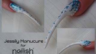 Ongle en gel quotTechni challenge LA GRIFFE avec la boutique Naillishquot [upl. by Hedgcock]