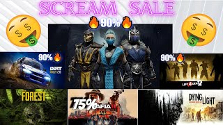 🔥STEAM SCREAM SALE🔥Big Discount on AAA Games🔥 [upl. by Horacio]