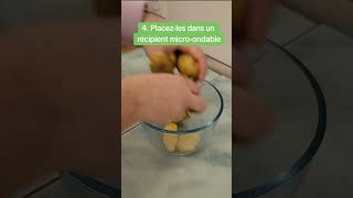 Astuce  cuire des pommes de terre au microondes [upl. by Dnalyaw375]