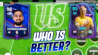 DONNARUMMA vs HART POWER TEST IN H2H Fc mobile [upl. by Aneeled]