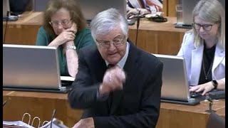 Mark Drakeford cant contain his fury after being challenged by Welsh Tory leader [upl. by Nerok]