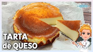 ✅ ¡Facilísima y Deliciosa 😋TARTA de QUESO de la Viña ¡Muy FÁCIL y Muy CREMOSA de Locura 😱 [upl. by Ellevehs]