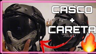 ¿Cómo usar casco y careta para jugar Paintball  Gotcha❗️Opinión y sugerencia personal❗️ [upl. by Eerehs]