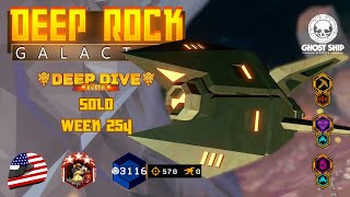 Deep Rock Galactic  Solo Engineer Elite Deep Dive Week 254 Big Path Crystalline Caverns [upl. by Odrareg]