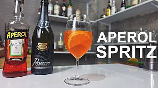 How to make an Aperol Spritz  2 WAYS [upl. by Elbam]