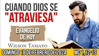 Evangelio de hoy DOMINGO 18 de FEBRERO Mc 11215  Wilson Tamayo  Tres Mensajes [upl. by Chladek]