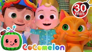 Looby Loo  CoComelon  Nursery Rhymes  Kids Cartoons  Moonbug Kids [upl. by Nohtanoj]