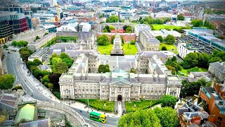 Trinity College Dublin Ariel View 4K [upl. by Omle]