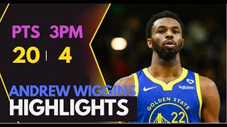 Andrew Wiggins HighLightsGolden State Warriors vs Portland Trail Blazers October 24 2024 [upl. by Elockin]