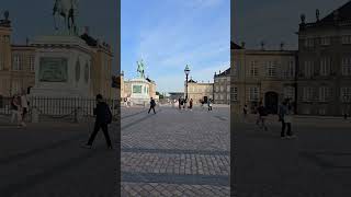 By Amalienborg the royal palace Copenhagen [upl. by Jonati]