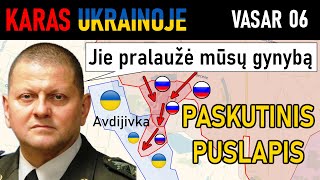 Vas 6 Rusai PERŽENGĖ MIRTIES SLĖNĮ IR ĮŽENGĖ Į AVDIJIVKĄ  Karas Ukrainoje Apžvalga [upl. by Osnofla]