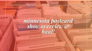 Minnesota Postcard Show Haul amp Overview [upl. by Lemahs]