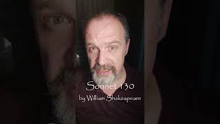 Sonnet 130 by William Shakespeare poetry shakespearesonnet [upl. by Nywled426]