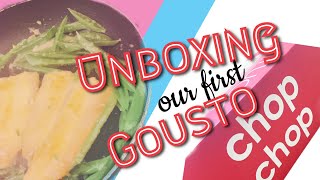 Our First Gousto Unboxing Preparing and Eating Review [upl. by Liddle]