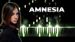 Roxen  Amnesia  Piano Karaoke Cover  Eurovision 2021 Romania [upl. by Thema]