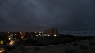 Transformer explodes as Florida coast feels impacts from Hurricane Nicole [upl. by Eiten]