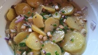 Bayrischer Kartoffelsalat Rezept vegan  Der Bio Koch 278 [upl. by Auhsaj892]